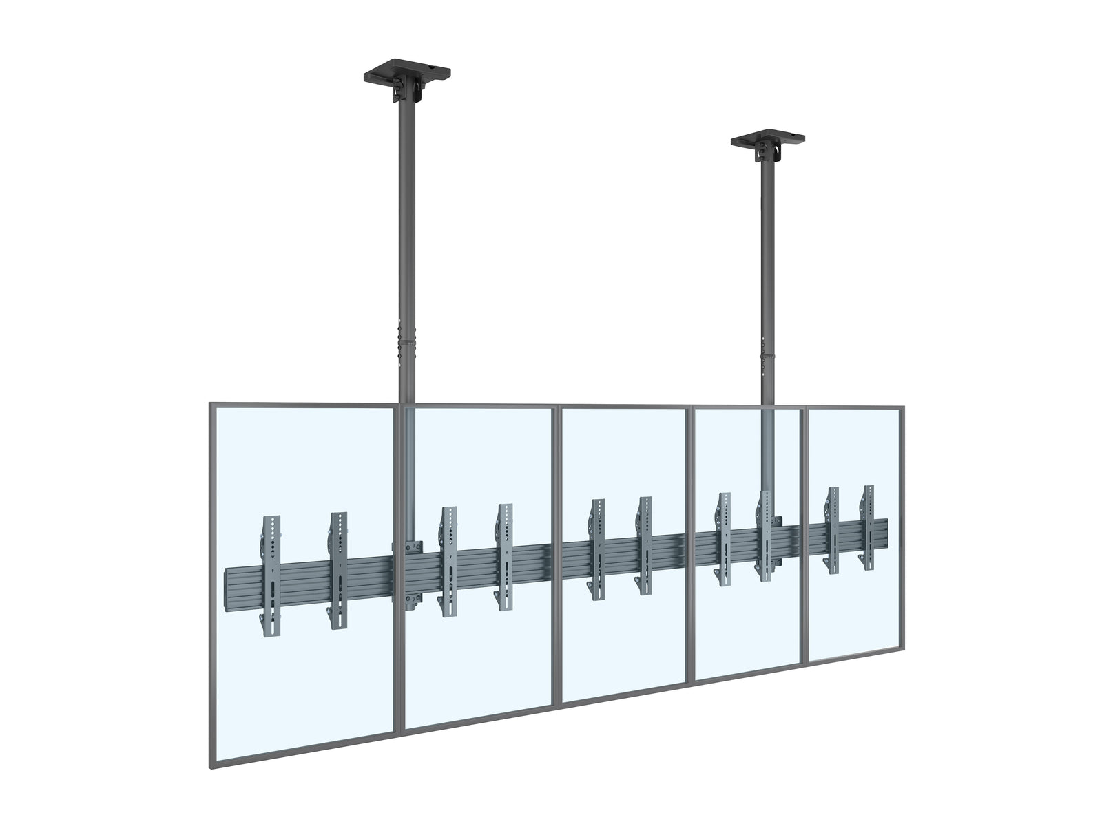 Multibrackets MBC5X1UP-43 M Pro Five Screen Ceiling Mount For Up to 43" Screens | 7350105219009 Ceiling Mount Bracket Multibrackets