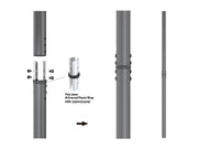 Multibrackets MBC5X1UP-43 M Pro Five Screen Ceiling Mount For Up to 43" Screens | 7350105219009 Ceiling Mount Bracket Multibrackets