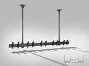 Multibrackets MBC5X1UP+ M Pro Five Screen Ceiling Mount for 27"-43" Screens | 7350022739185 Ceiling Mount Bracket Multibrackets
