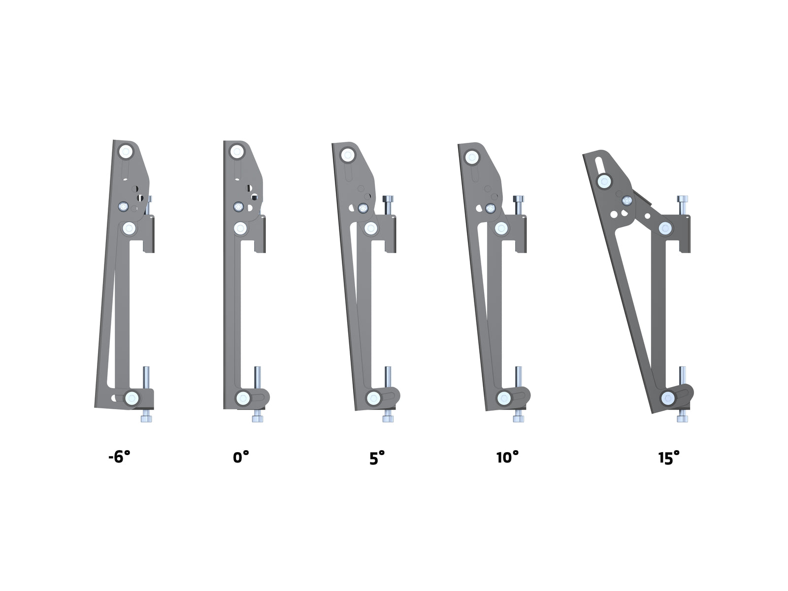 Multibrackets MBC5X1UP+ M Pro Five Screen Ceiling Mount for 27"-43" Screens | 7350022739185 Ceiling Mount Bracket Multibrackets