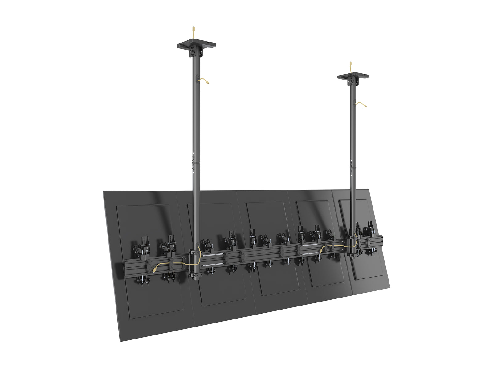 Multibrackets MBC5X1UP+ M Pro Five Screen Ceiling Mount for 27"-43" Screens | 7350022739185 Ceiling Mount Bracket Multibrackets