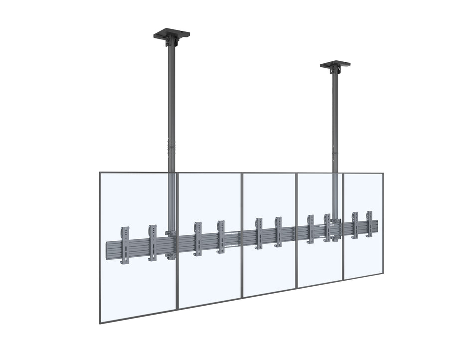 Multibrackets MBC5X1UP+ M Pro Five Screen Ceiling Mount for 27"-43" Screens | 7350022739185