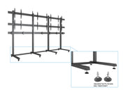 Multibrackets MBF4x2Ux7 M Pro Floor Stand For 27"-65" Screens | 7350105216923