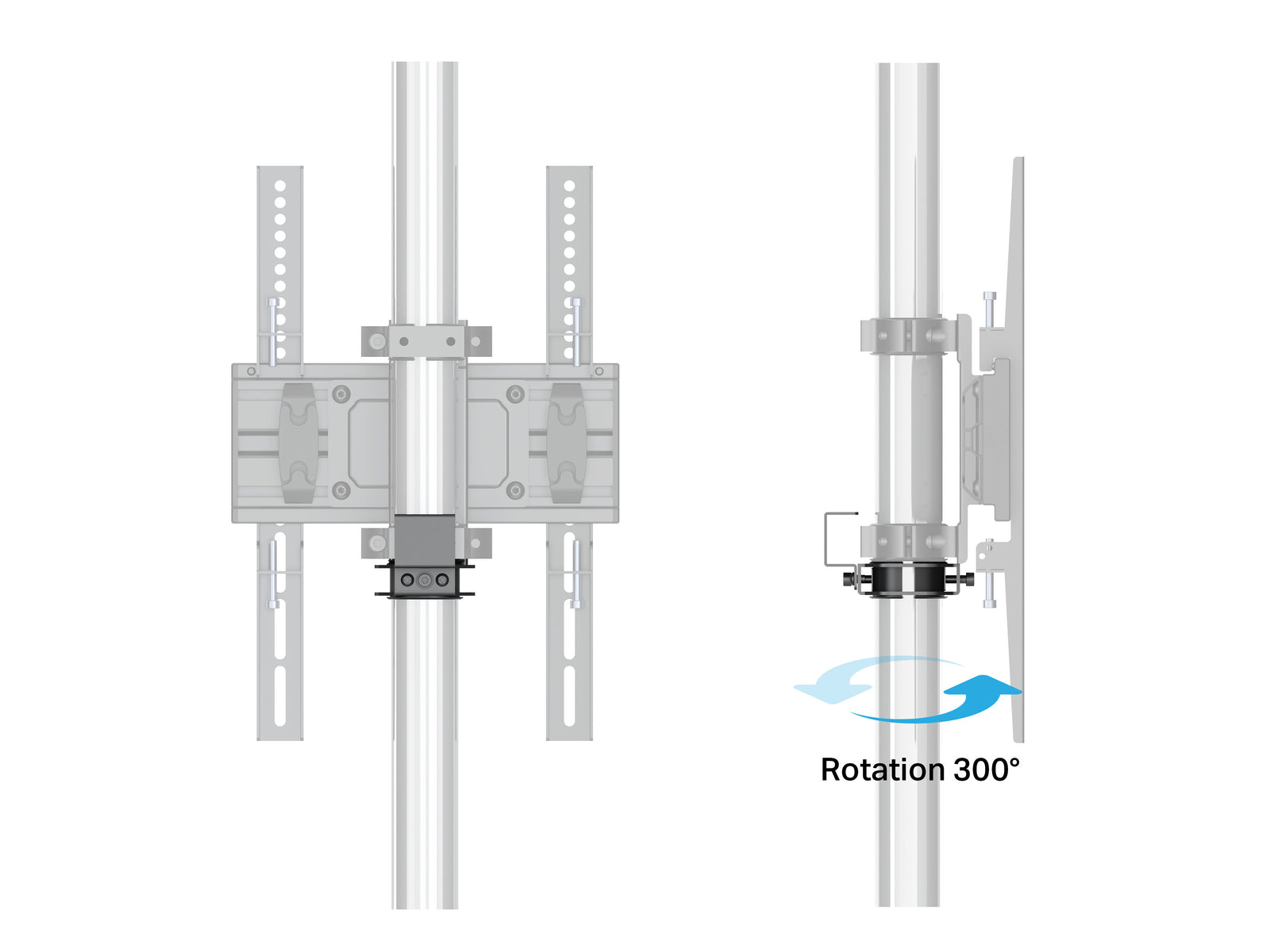 Multibrackets MBFC1U M Pro 3m Floor to Ceiling Mount For 40"-65" Screens | 7340234812479