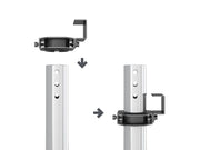 Multibrackets MBFC1U M Pro 3m Floor to Ceiling Mount For 40"-65" Screens | 7340234812479