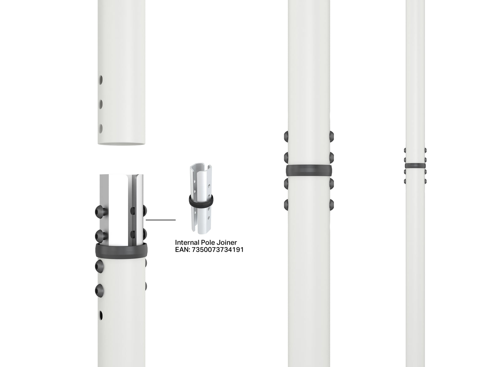 Multibrackets MBFC1UX1 M Pro Floor to Ceiling Mount for 55"-85" Screens | 7350022738027