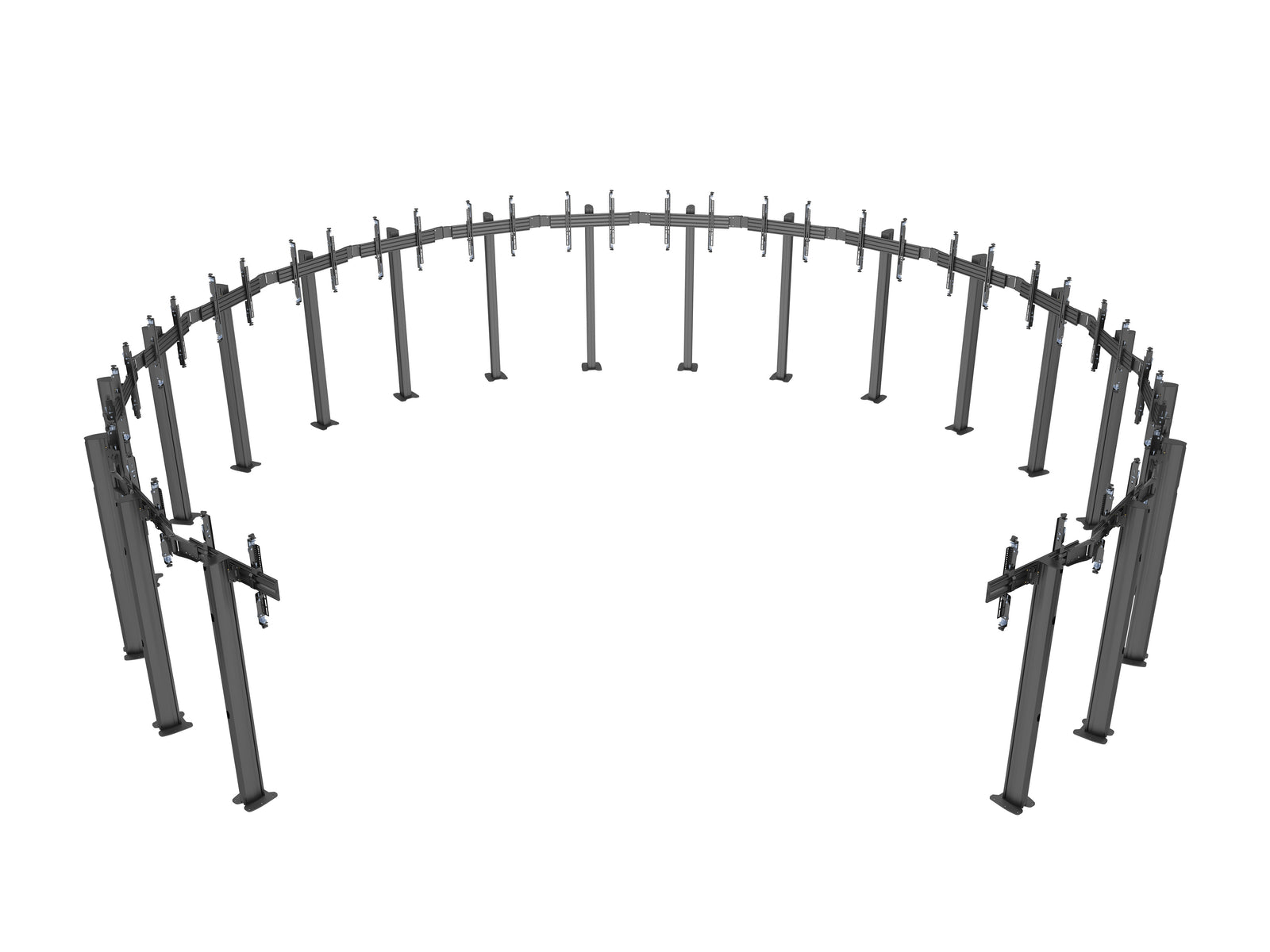 Multibrackets MBFC20X1U 20-Screen M Pro Floorstand For 32"-65" Screens | 7350105219818