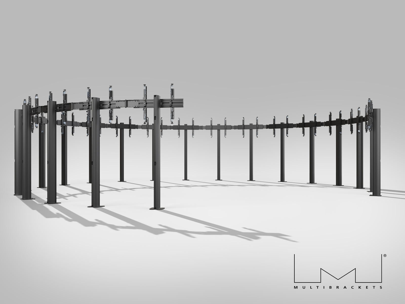 Multibrackets MBFC20X1U 20-Screen M Pro Floorstand For 32"-65" Screens | 7350105219818