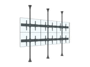 Multibrackets MBFC2U M Pro 3m 2-Screen Floor to Ceiling Mount For 40"-65" Screens | 7350073733637