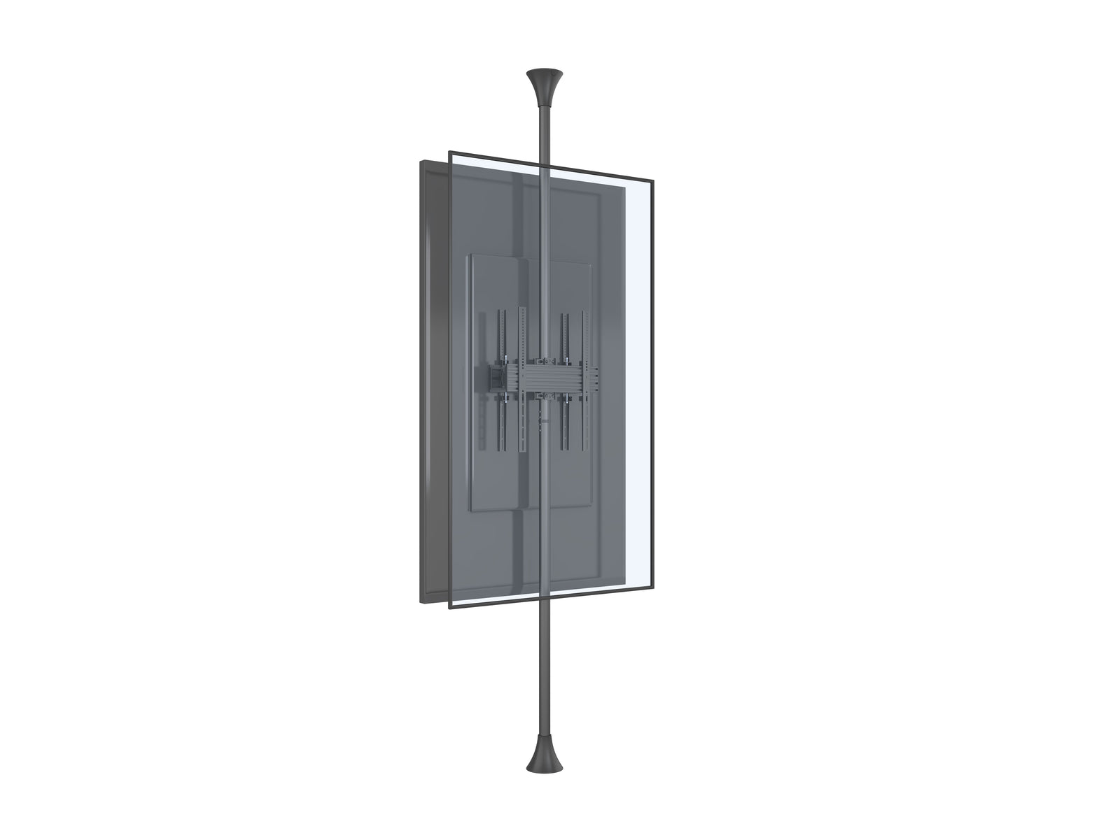 Multibrackets MBFC2UP M Pro 3m 2-Screen Floor to Ceiling Mount For 55"-86" Screens | 7350105219924