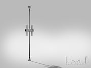Multibrackets MBFC2UP M Pro 3m 2-Screen Floor to Ceiling Mount For 55"-86" Screens | 7350105219924