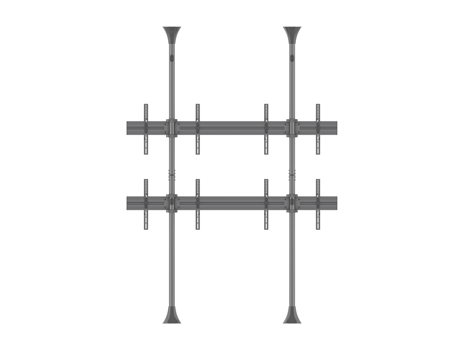 Multibrackets MBFC2UX2 M Pro 3m 4-Screen Floor to Ceiling Mount For 40"-65" Screens | 7350105216084