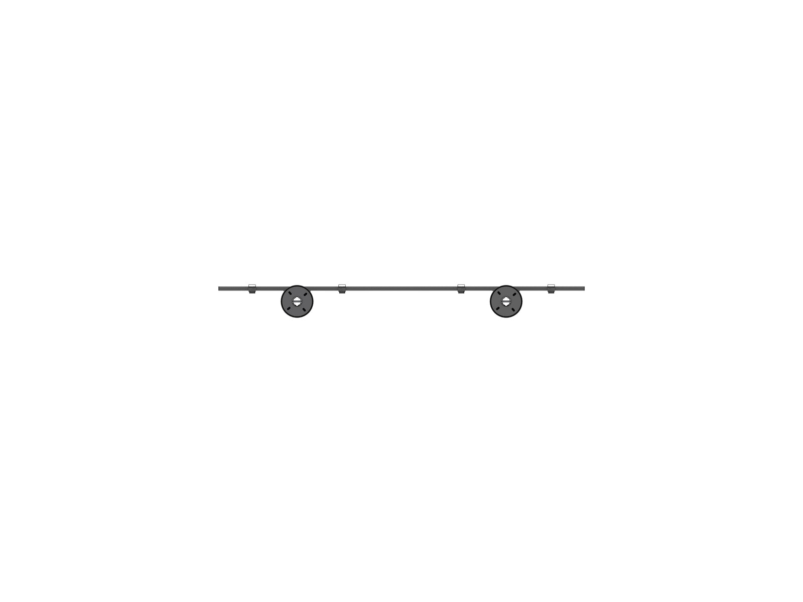 Multibrackets MBFC2UX2 M Pro 3m 4-Screen Floor to Ceiling Mount For 40"-65" Screens | 7350105216084