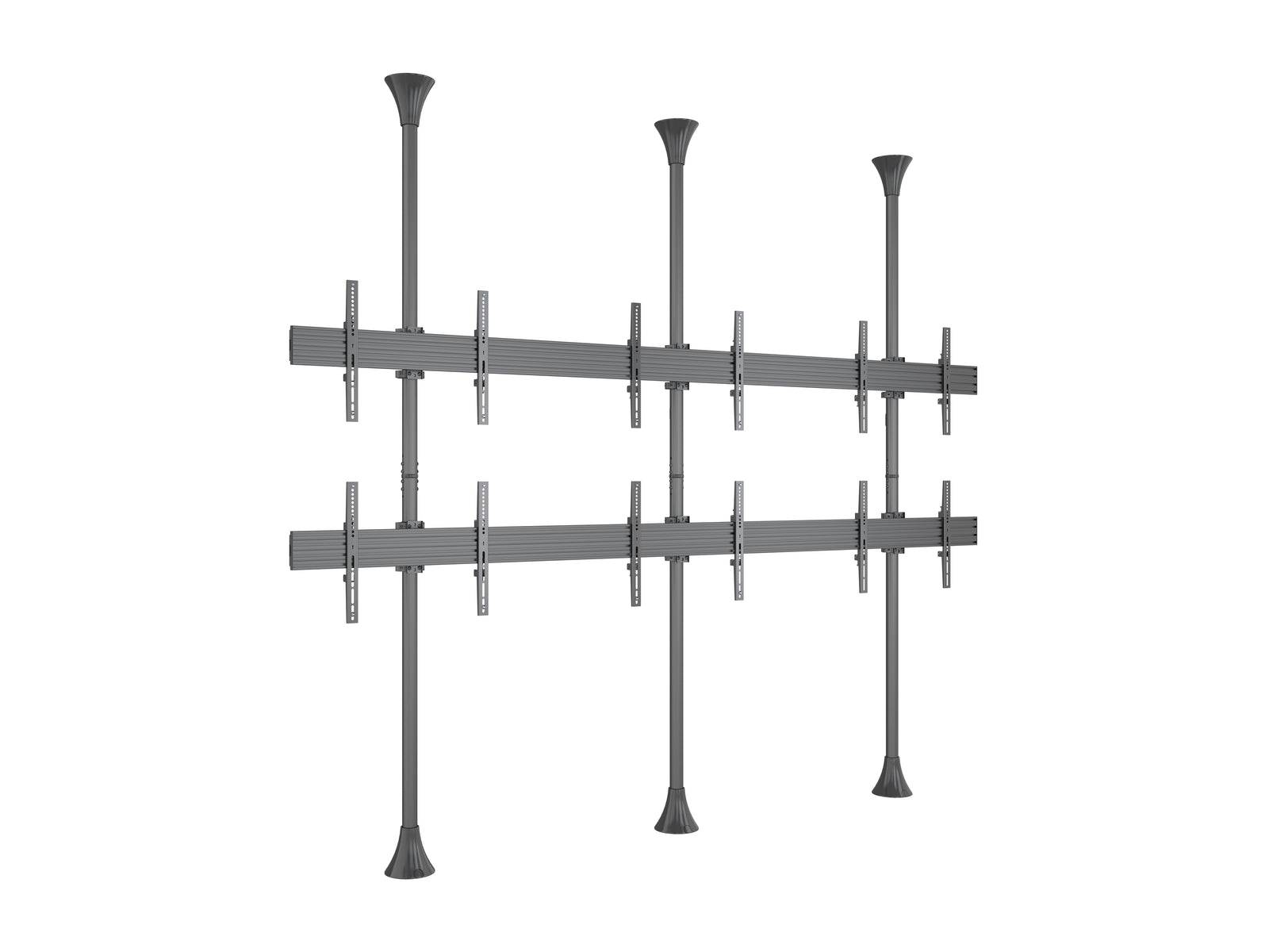 Multibrackets MBFC3UX2 M Pro 3m 6-Screen Floor to Ceiling Mount For 40"-65" Screens | 7350105216107