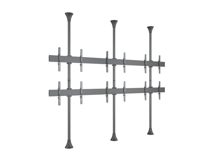 Multibrackets MBFC3UX2 M Pro 3m 6-Screen Floor to Ceiling Mount For 40"-65" Screens | 7350105216107 Floor to Ceiling Display Mount Multibrackets