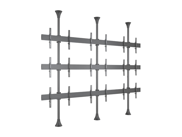 Multibrackets MBFC3UX3 M Pro 3m 9-Screen Floor to Ceiling Mount For 40"-65" Screens | 7350105216114 Floor to Ceiling Display Mount Multibrackets