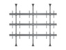 Multibrackets MBFC3UX3 M Pro 3m 9-Screen Floor to Ceiling Mount For 40"-65" Screens | 7350105216114