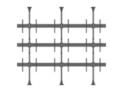 Multibrackets MBFC3UX3 M Pro 3m 9-Screen Floor to Ceiling Mount For 40"-65" Screens | 7350105216114