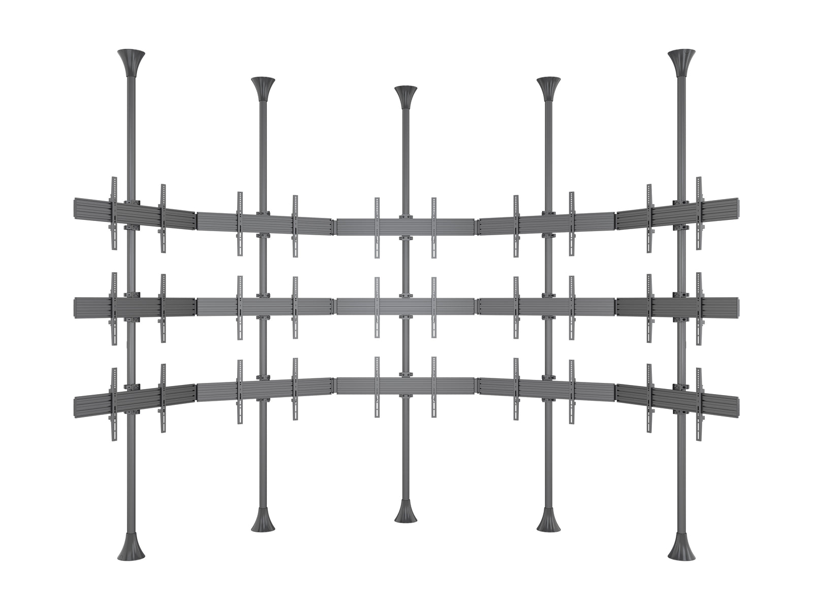 Multibrackets MBFC5UX3S M Pro 3m 15-Screen Floor to Ceiling Mount For 40"-65" Screens | 7340234811601