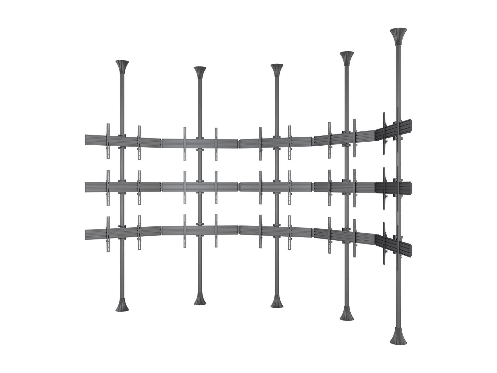 Multibrackets MBFC5UX3S M Pro 3m 15-Screen Floor to Ceiling Mount For 40"-65" Screens | 7340234811601