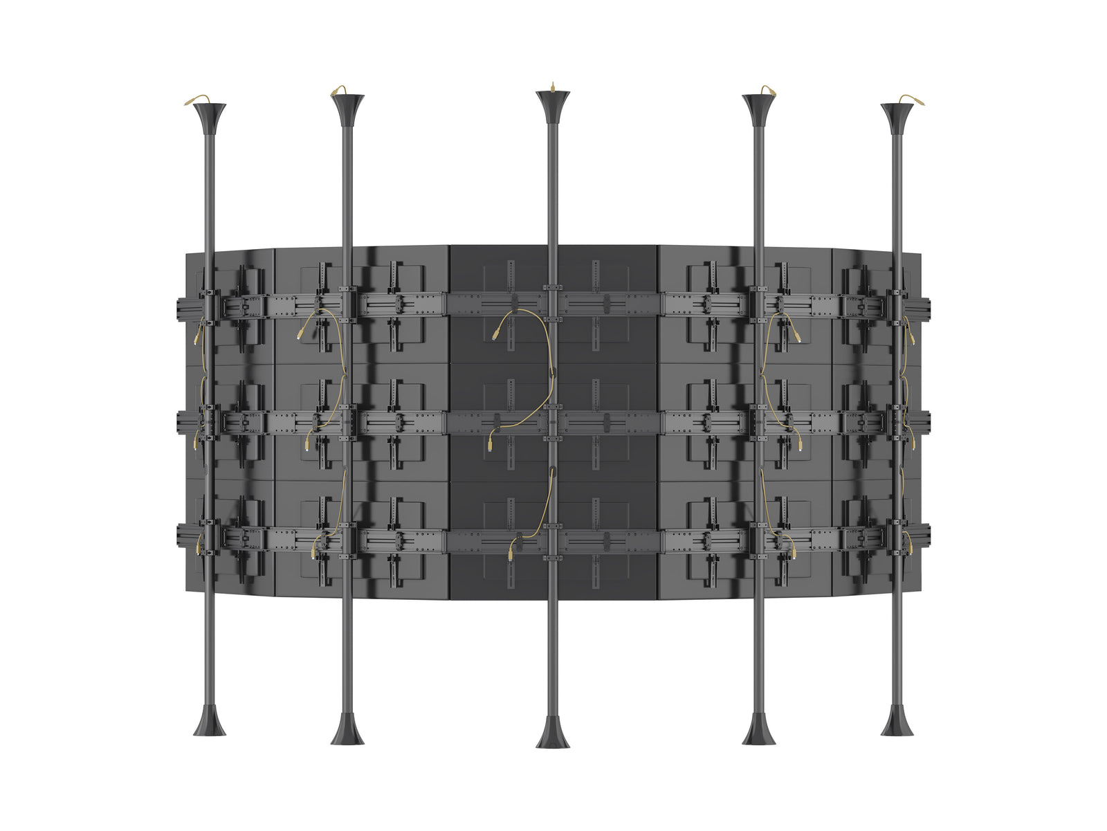 Multibrackets MBFC5UX3S M Pro 3m 15-Screen Floor to Ceiling Mount For 40"-65" Screens | 7340234811601