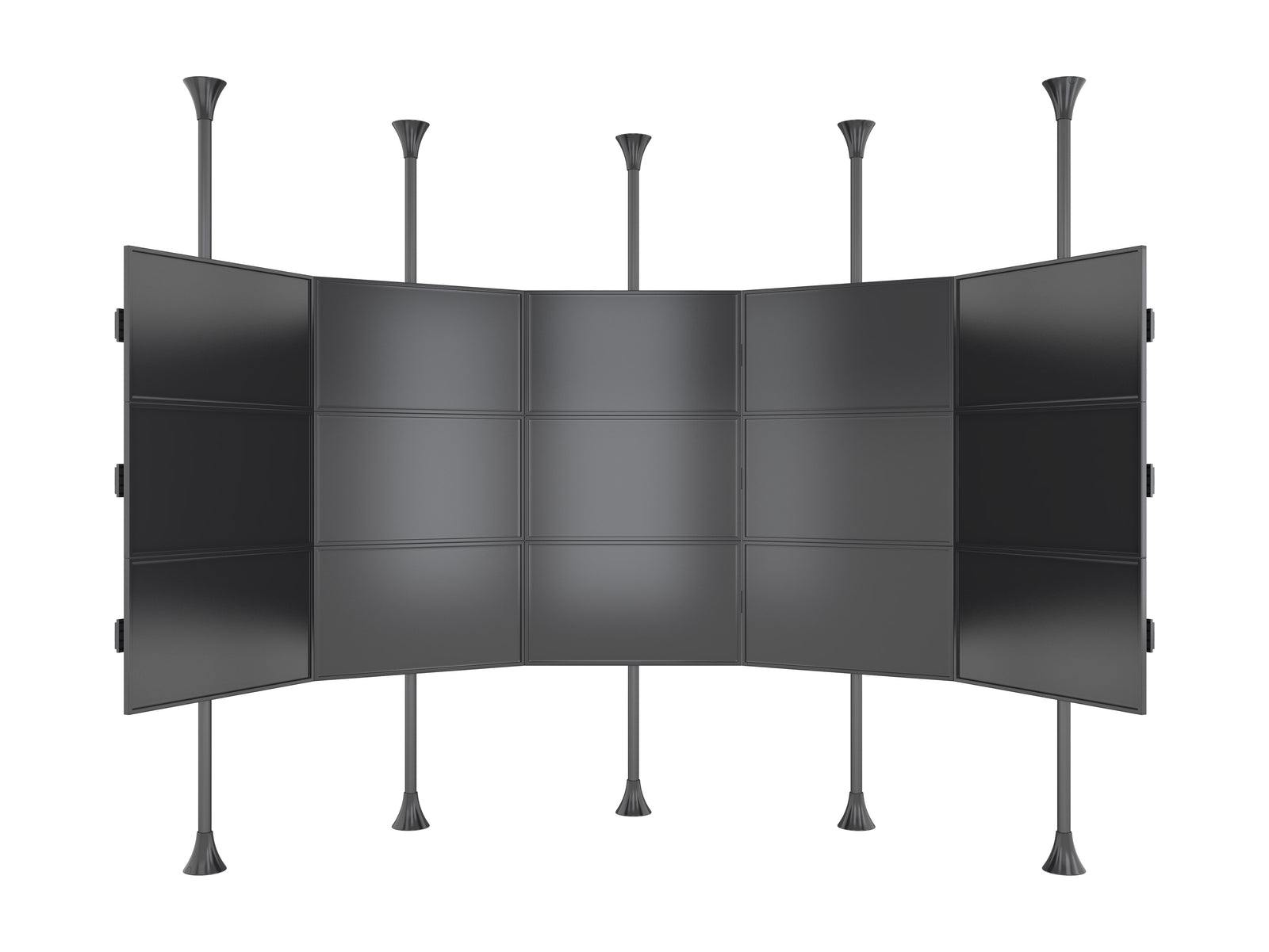 Multibrackets MBFC5UX3S M Pro 3m 15-Screen Floor to Ceiling Mount For 40"-65" Screens | 7340234811601