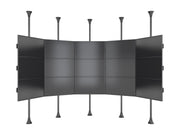Multibrackets MBFC5UX3S M Pro 3m 15-Screen Floor to Ceiling Mount For 40"-65" Screens | 7340234811601