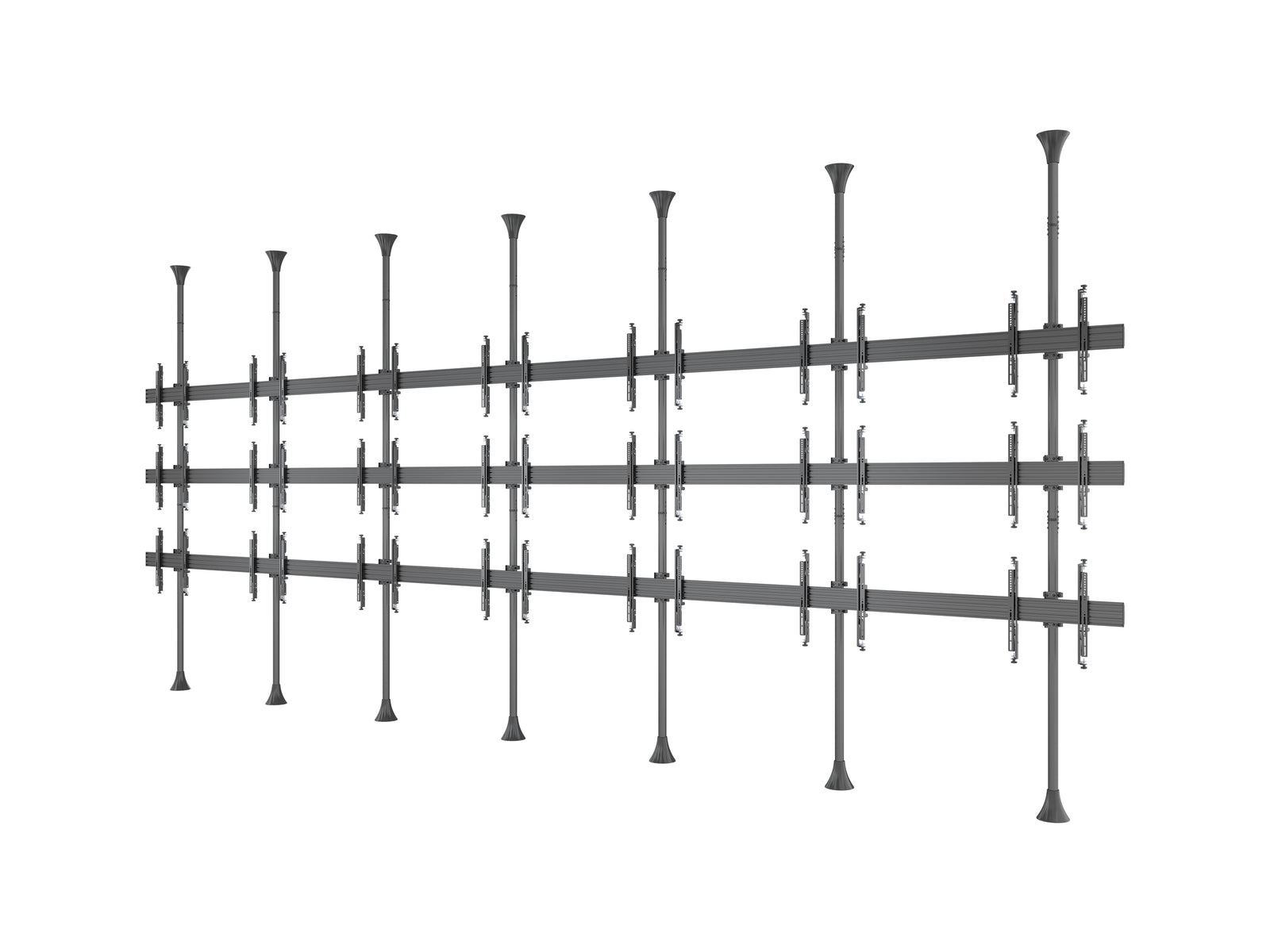 Multibrackets MBFC7UX3 M Pro 3m 21-Screen Floor to Ceiling Mount for 40"-65" Screens | 7350105216664