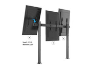 Multibrackets MBFM3x1UP M Pro Floormount Column For 55"-65" Screens | 7350105218842