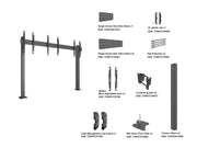 Multibrackets MBFM3x1UP M Pro Floormount Column For 55"-65" Screens | 7350105218842
