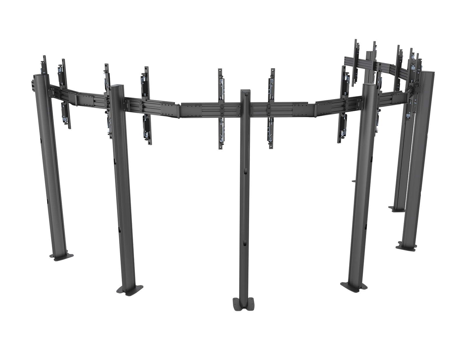 Multibrackets MBFMC7X1U 7-Screen M Pro Floormount For 32"-65" Screens | 7350105217456