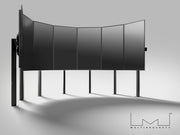 Multibrackets MBFMC7X1U 7-Screen M Pro Floormount For 32"-65" Screens | 7350105217456