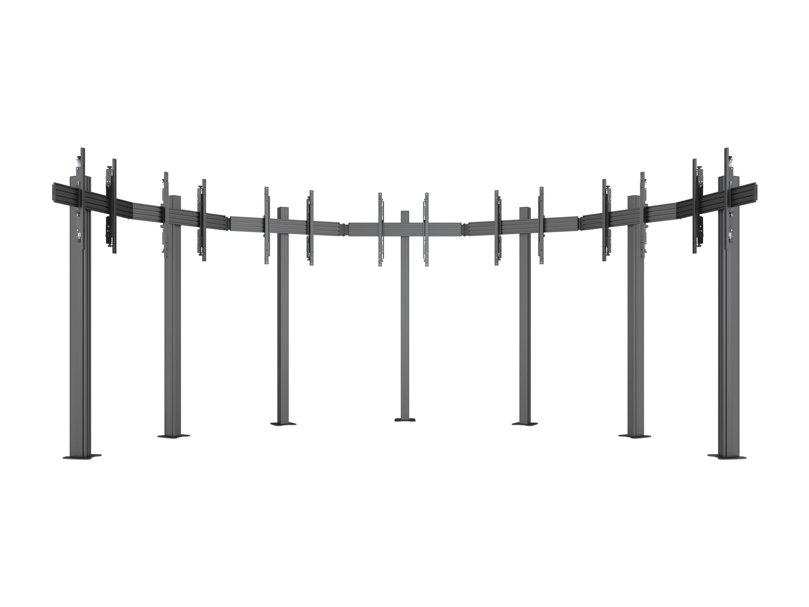 Multibrackets MBFMC7X1U 7-Screen M Pro Floormount For 32"-65" Screens | 7350105217456