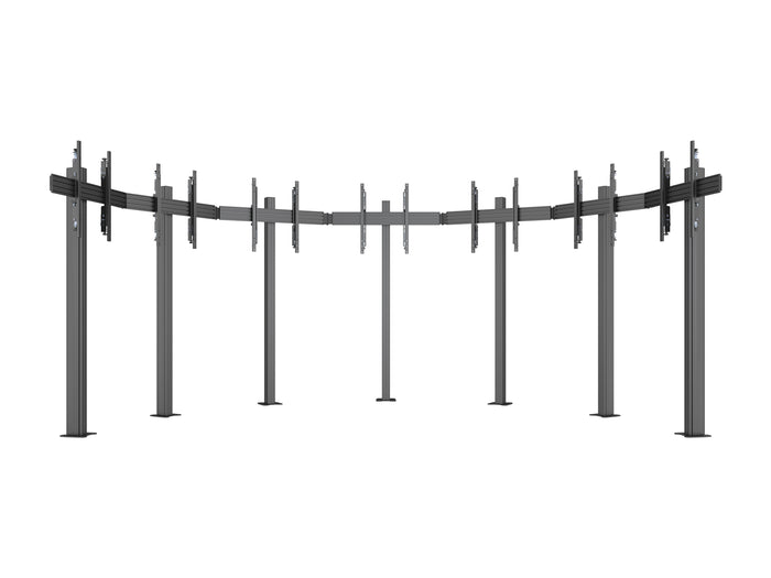 Multibrackets MBFMC7X1U 7-Screen M Pro Floormount For 32"-65" Screens | 7350105217456 Floor Stand Multibrackets