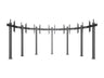 Multibrackets MBFMC7X1U 7-Screen M Pro Floormount For 32"-65" Screens | 7350105217456