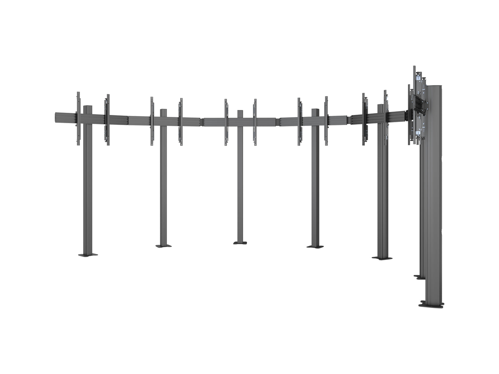 Multibrackets MBFMC7X1U 7-Screen M Pro Floormount For 32"-65" Screens | 7350105217456