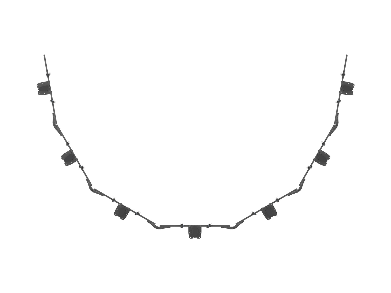 Multibrackets MBFMC7X1U 7-Screen M Pro Floormount For 32"-65" Screens | 7350105217456