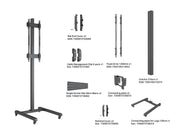 Multibrackets MBFS1U M Pro Floor Stand For 65"-100" Screens | 7350105219481 Floor Stand Multibrackets