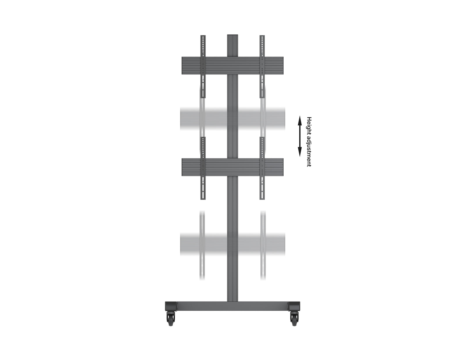 Multibrackets MBFS2U M Pro Dual-Screen Floor Stand For 55" Screens | 7350073738403 Floor Stand Multibrackets