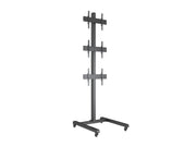 Multibrackets MBFS3U M Pro Triple-Screen Floor Stand For 55" Screens | 7350073738403 Floor Stand Multibrackets