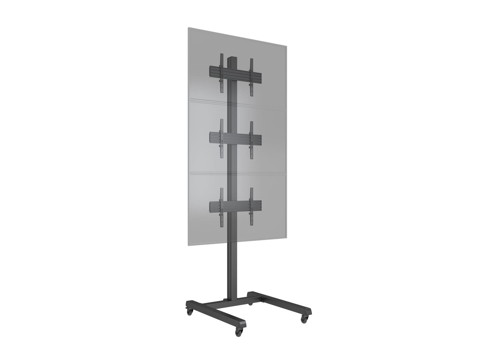 Multibrackets MBFS3U M Pro Triple-Screen Floor Stand For 55" Screens | 7350073738403 Floor Stand Multibrackets