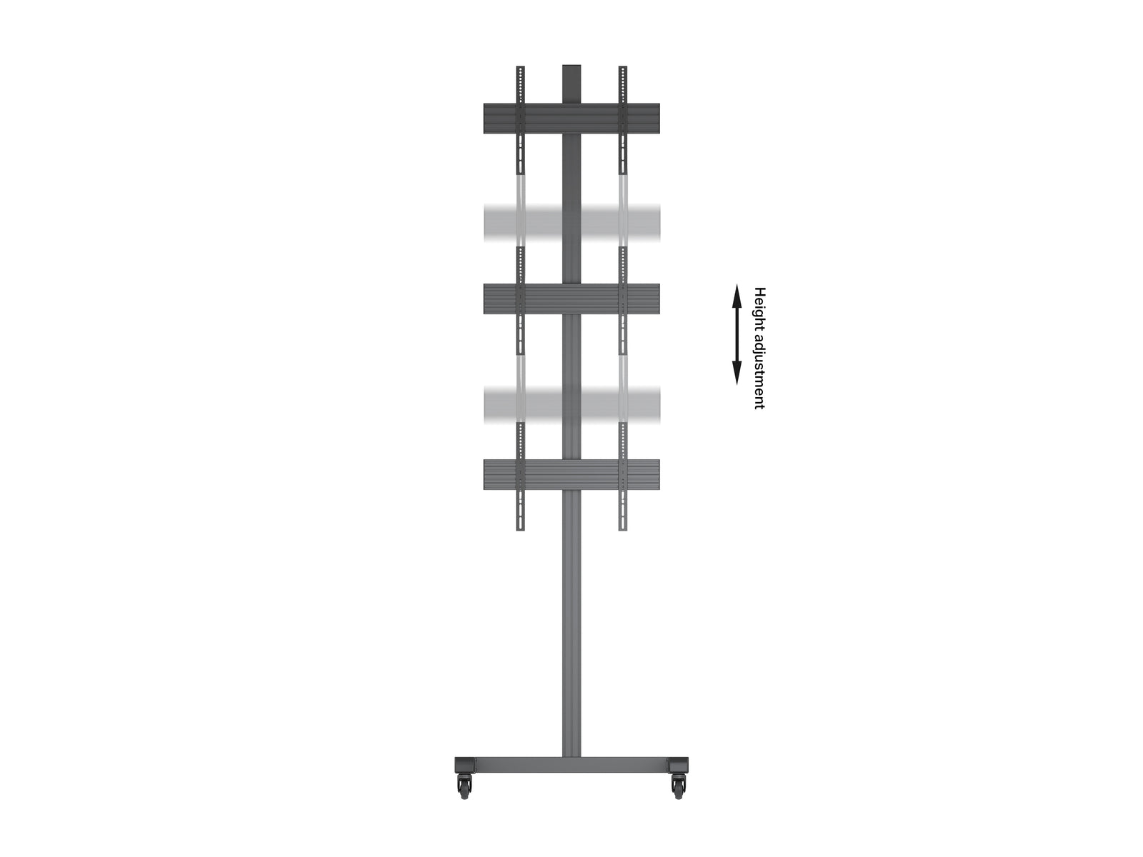 Multibrackets MBFS3U M Pro Triple-Screen Floor Stand For 55" Screens | 7350073738403 Floor Stand Multibrackets