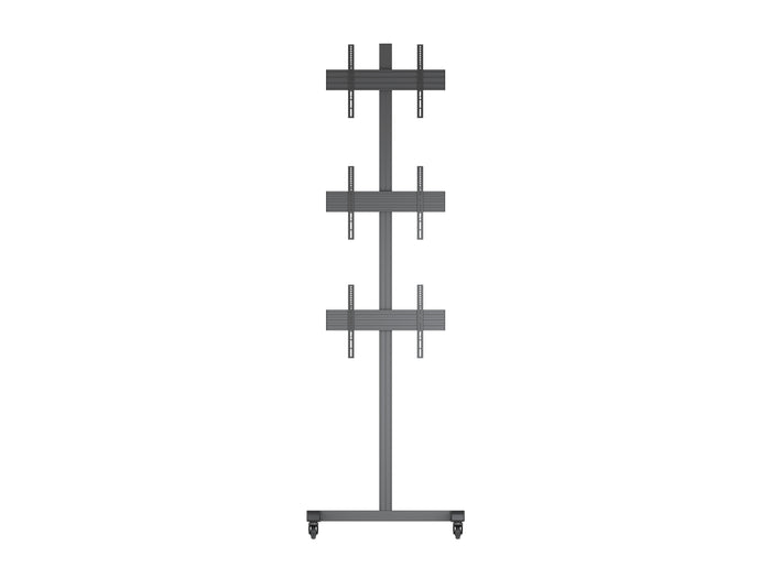 Multibrackets MBFS3U M Pro Triple-Screen Floor Stand For 55" Screens | 7350073738410 Floor Stand Multibrackets