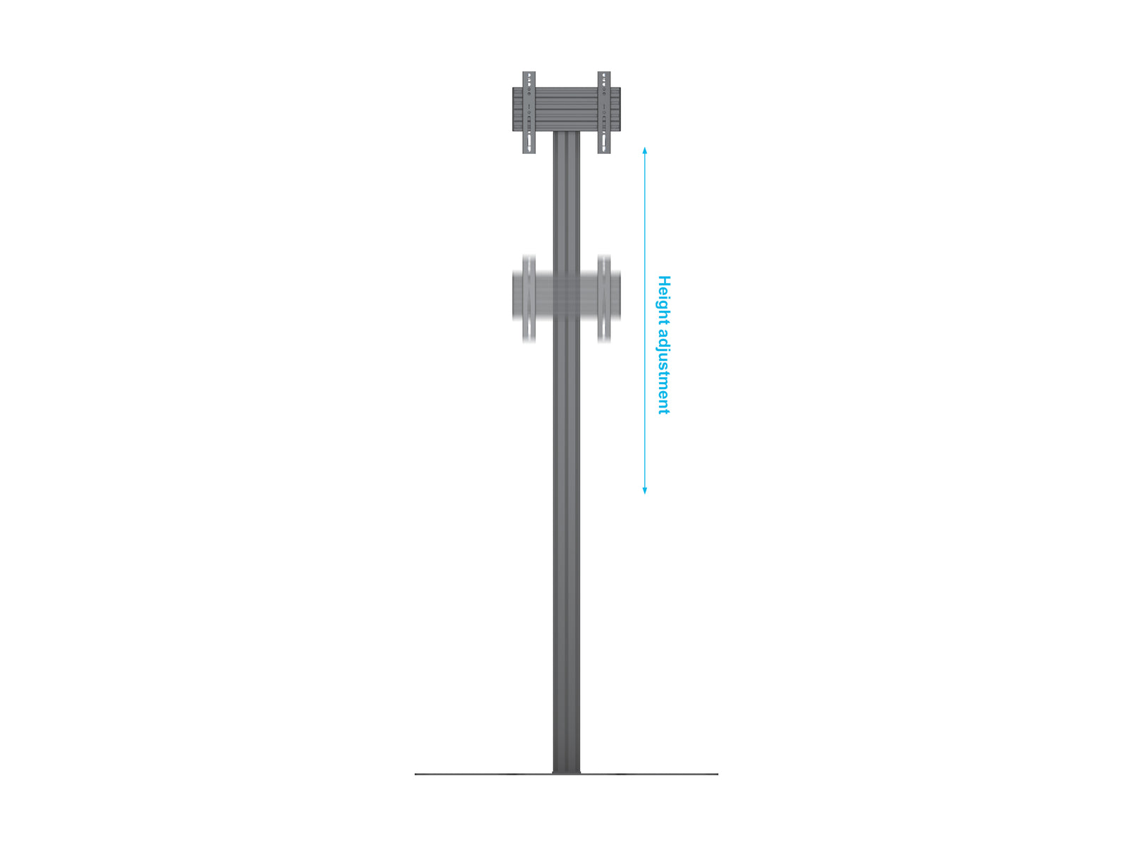 Multibrackets MBFSC1U M Pro 1.8m Floor Stand For 17"-55" Screens | 7340234813674 Floor Stand Multibrackets