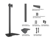 Multibrackets MBFSC1U M Pro 1.8m Floor Stand For 17"-55" Screens | 7340234813674 Floor Stand Multibrackets