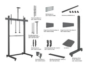 Multibrackets MBFSC1U M Pro Floor Stand For 65"-110" Screens | 7350105217111