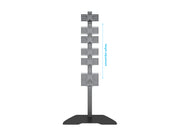Multibrackets MBFSC4U M Pro 1.8m 4-Screen Floor Stand For 15"-32" Screens | 7340234810321 Floor Stand Multibrackets