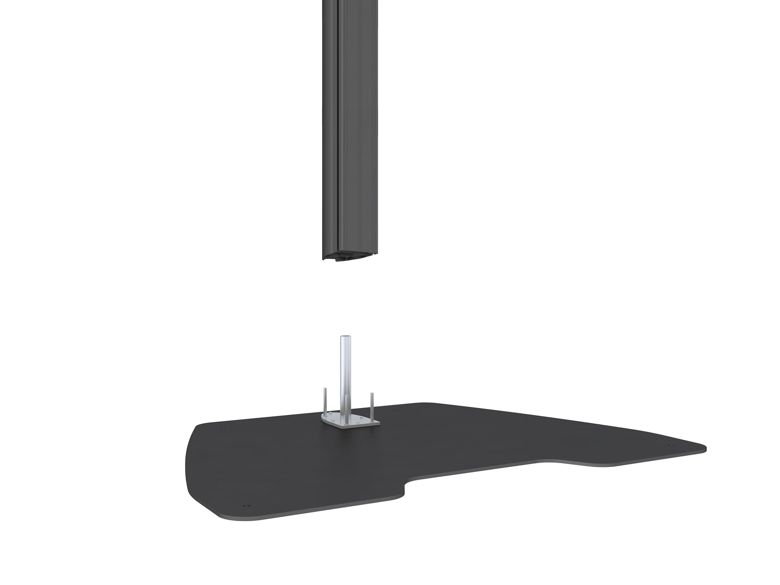 Multibrackets MBFSC4U M Pro 1.8m 4-Screen Floor Stand For 15"-32" Screens | 7340234810321 Floor Stand Multibrackets