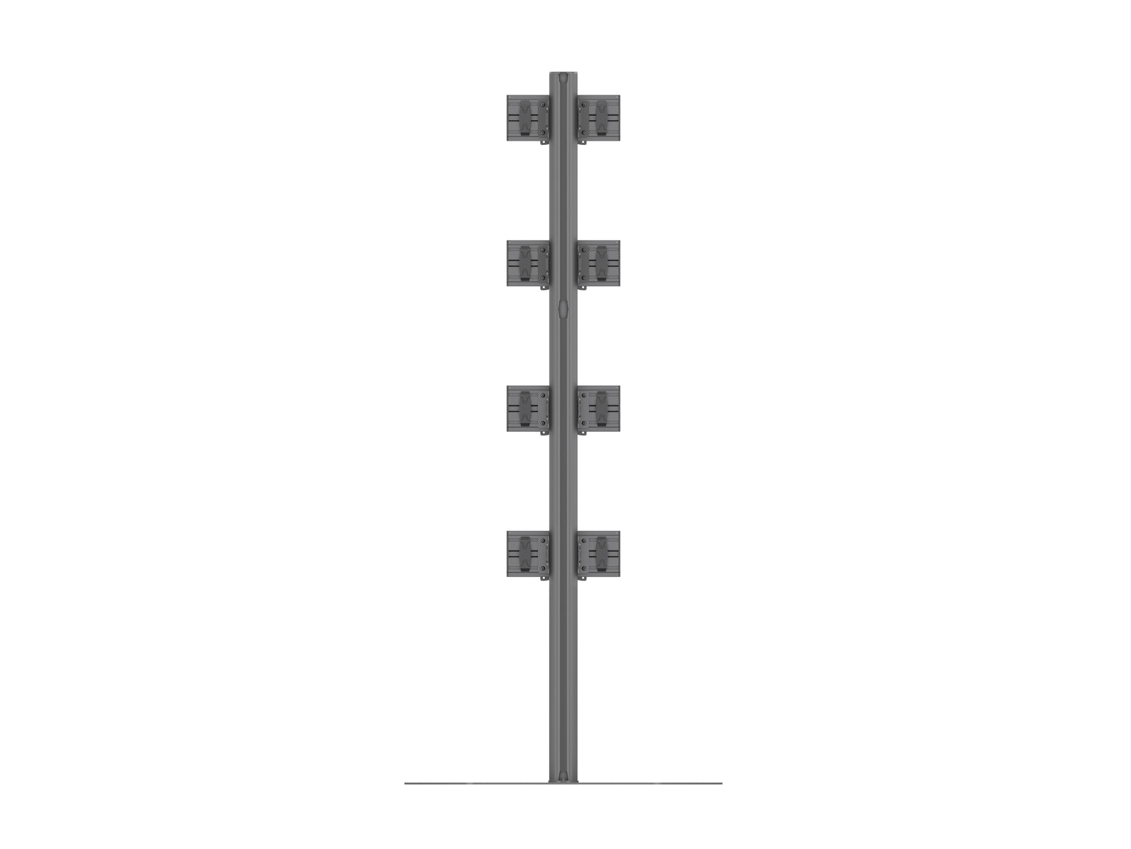 Multibrackets MBFSC4U M Pro 1.8m 4-Screen Floor Stand For 15"-32" Screens | 7340234810321 Floor Stand Multibrackets