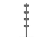 Multibrackets MBFSC4U M Pro 1.8m 4-Screen Floor Stand For 15"-32" Screens | 7340234810321 Floor Stand Multibrackets